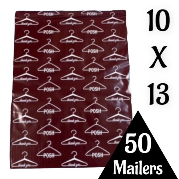 50 10X13 Poly Mailer Posh Hanger Shipping Envelopes PRICE IS FIRM - Picture 3 of 8